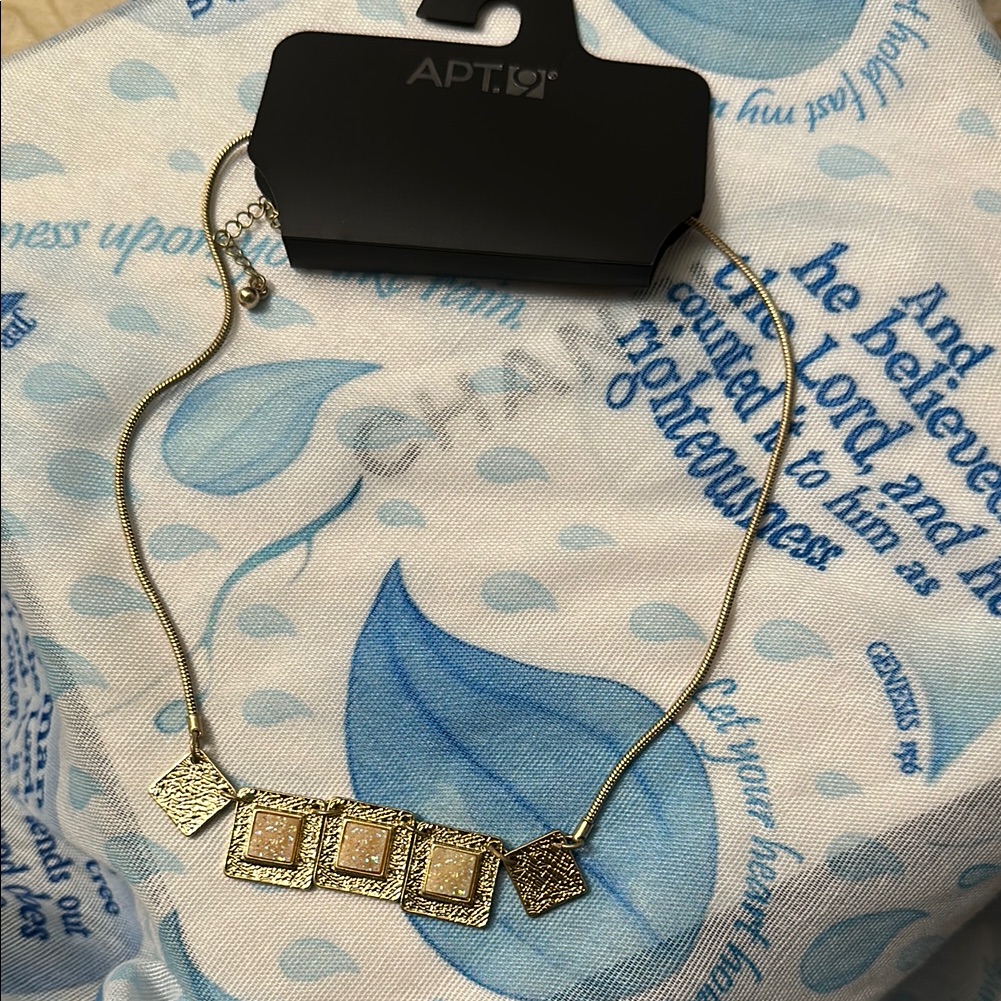 Apt 9 Gold-Tone Square Necklace 13$